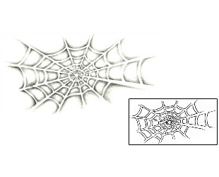 Spider Web Tattoo Horror tattoo | SAF-00148