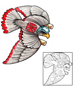 Picture of Kamikaze Bird Tattoo