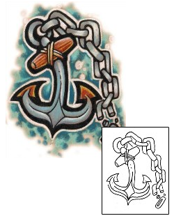 Anchor Tattoo Patronage tattoo | SBF-00028