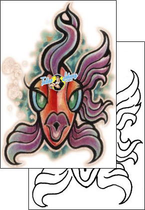 Fish Tattoo marine-life-fish-tattoos-sean-beck-sbf-00031