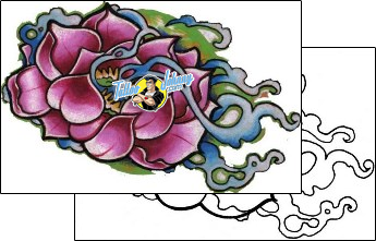 Flower Tattoo flower-tattoos-sean-beck-sbf-00034