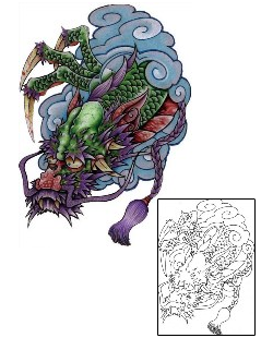 Asian Tattoo Mythology tattoo | SBF-00040