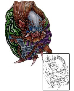 Dragon Tattoo Mythology tattoo | SBF-00041