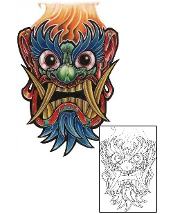 Scary Tattoo Miscellaneous tattoo | SBF-00051