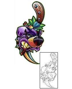 Dog Tattoo Horror tattoo | SBF-00080