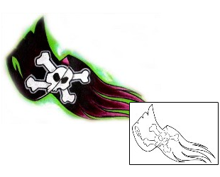 Pirate Tattoo Miscellaneous tattoo | SBF-00083