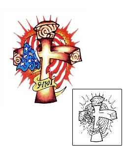 Cross Tattoo Religious & Spiritual tattoo | SCF-00043