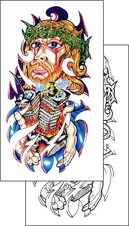 Christian Tattoo jesus-tattoos-sacred-clown-scf-00046