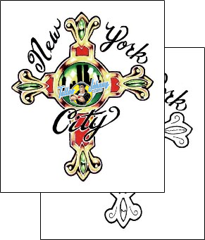 Jewel Tattoo cross-tattoos-sacred-clown-scf-00047