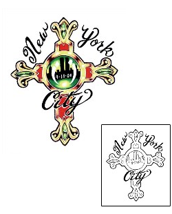 Cross Tattoo Religious & Spiritual tattoo | SCF-00047