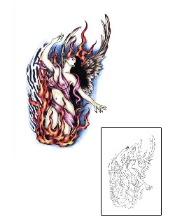 Fire – Flames Tattoo Mythology tattoo | SCF-00108