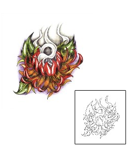 Asian Tattoo Plant Life tattoo | SCF-00121