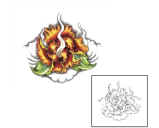 Asian Tattoo Plant Life tattoo | SCF-00127