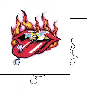 Fire – Flames Tattoo miscellaneous-fire-tattoos-sacred-clown-scf-00135