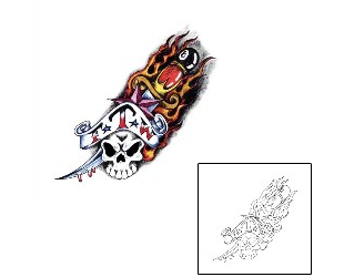 Dagger Tattoo Miscellaneous tattoo | SCF-00142