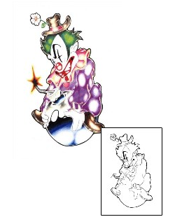 Clown Tattoo SCF-00160