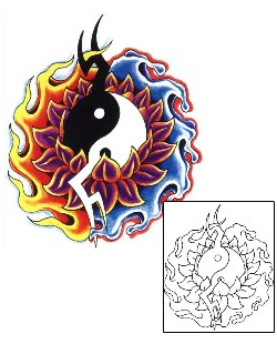 Yin Yang Tattoo Tattoo Styles tattoo | SCF-00217