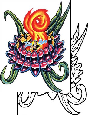 Fire – Flames Tattoo miscellaneous-fire-tattoos-sacred-clown-scf-00232