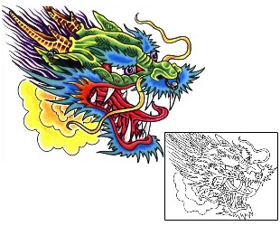 Monster Tattoo Mythology tattoo | SCF-00236