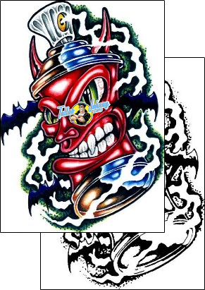 Devil - Demon Tattoo scf-00271