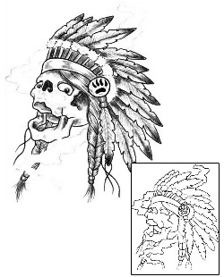 Native American Tattoo Miscellaneous tattoo | SCF-00300