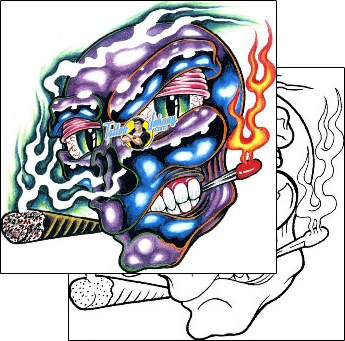 Fire – Flames Tattoo miscellaneous-fire-tattoos-sacred-clown-scf-00311