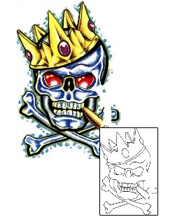 Crown Tattoo Horror tattoo | SCF-00318