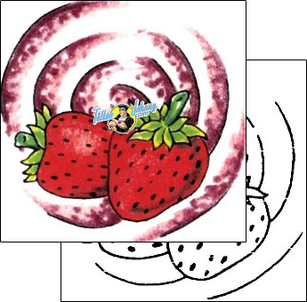 Strawberry Tattoo scf-00334