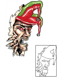 Joker - Jester Tattoo Mythology tattoo | SCF-00335