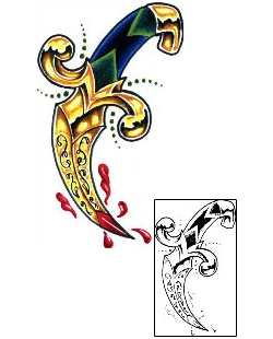Dagger Tattoo Horror tattoo | SCF-00347
