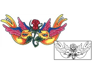 Wings Tattoo For Women tattoo | SCF-00364