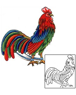 Rooster Tattoo SCF-00394