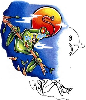 Frog Tattoo frog-tattoos-sacred-clown-scf-00417