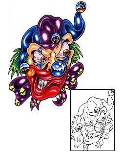 Picture of Bronco Clown Tattoo