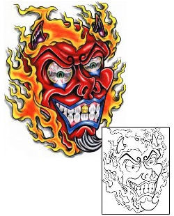 Devil - Demon Tattoo Miscellaneous tattoo | SCF-00439