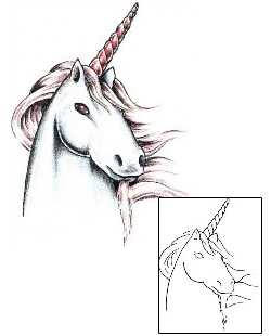 Unicorn Tattoo Animal tattoo | SCF-00443