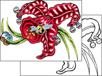 Flower Tattoo plant-life-flowers-tattoos-sacred-clown-scf-00456