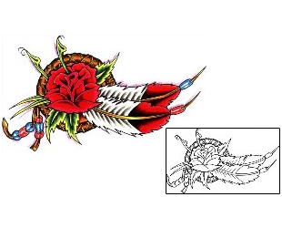 Rose Tattoo Plant Life tattoo | SCF-00457