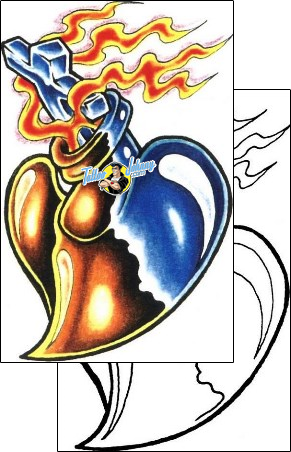 Heart Tattoo for-women-heart-tattoos-sacred-clown-scf-00463