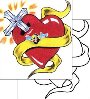Heart Tattoo for-women-heart-tattoos-sacred-clown-scf-00484