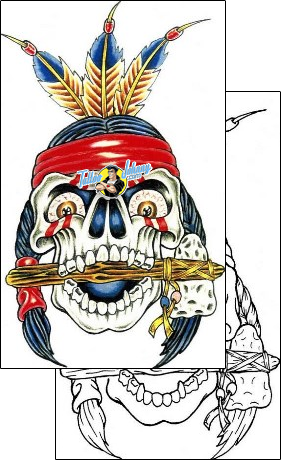 Indian Tattoo ethnic-indian-tattoos-sacred-clown-scf-00505