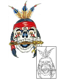 Indian Tattoo Horror tattoo | SCF-00505