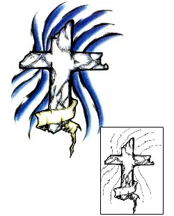 Cross Tattoo Religious & Spiritual tattoo | SCF-00553