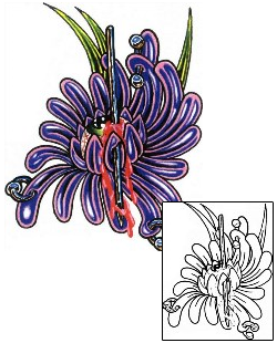 Chrysanthemum Tattoo SCF-00608