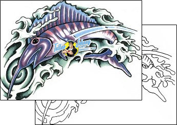 Fish Tattoo fish-tattoos-sacred-clown-scf-00673