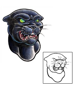 Panther Tattoo Animal tattoo | SEF-00006