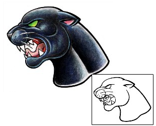 Panther Tattoo Animal tattoo | SEF-00007
