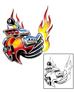 Racing Tattoo Miscellaneous tattoo | SEF-00031