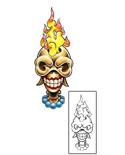 Mask Tattoo Religious & Spiritual tattoo | SEF-00053