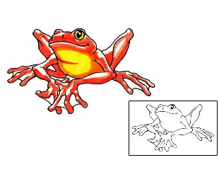 Frog Tattoo Reptiles & Amphibians tattoo | SEF-00074